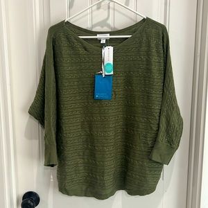NWT Market & Spruce Olive Lightweight Sweater